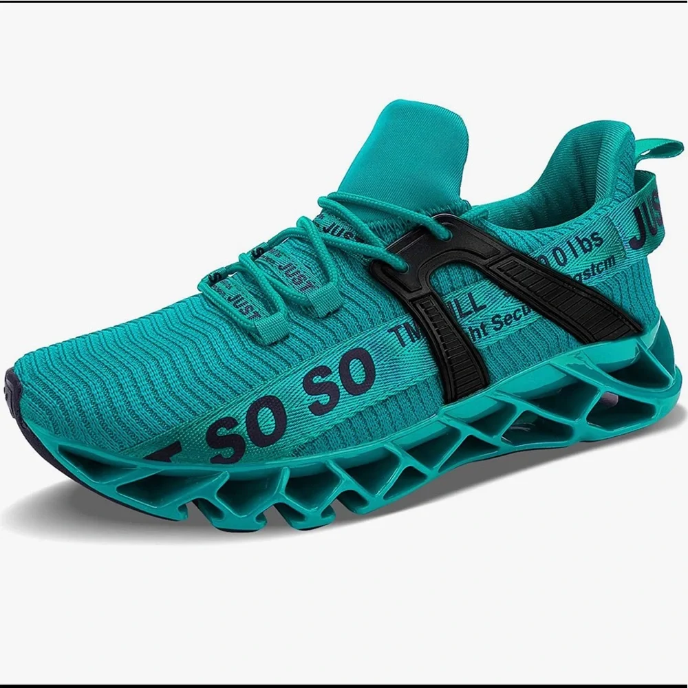 NWOT UMYOGO Women’s Nonslip Walking Blade Type Running Shoes in Teal Size 10 - Picture 2 of 7